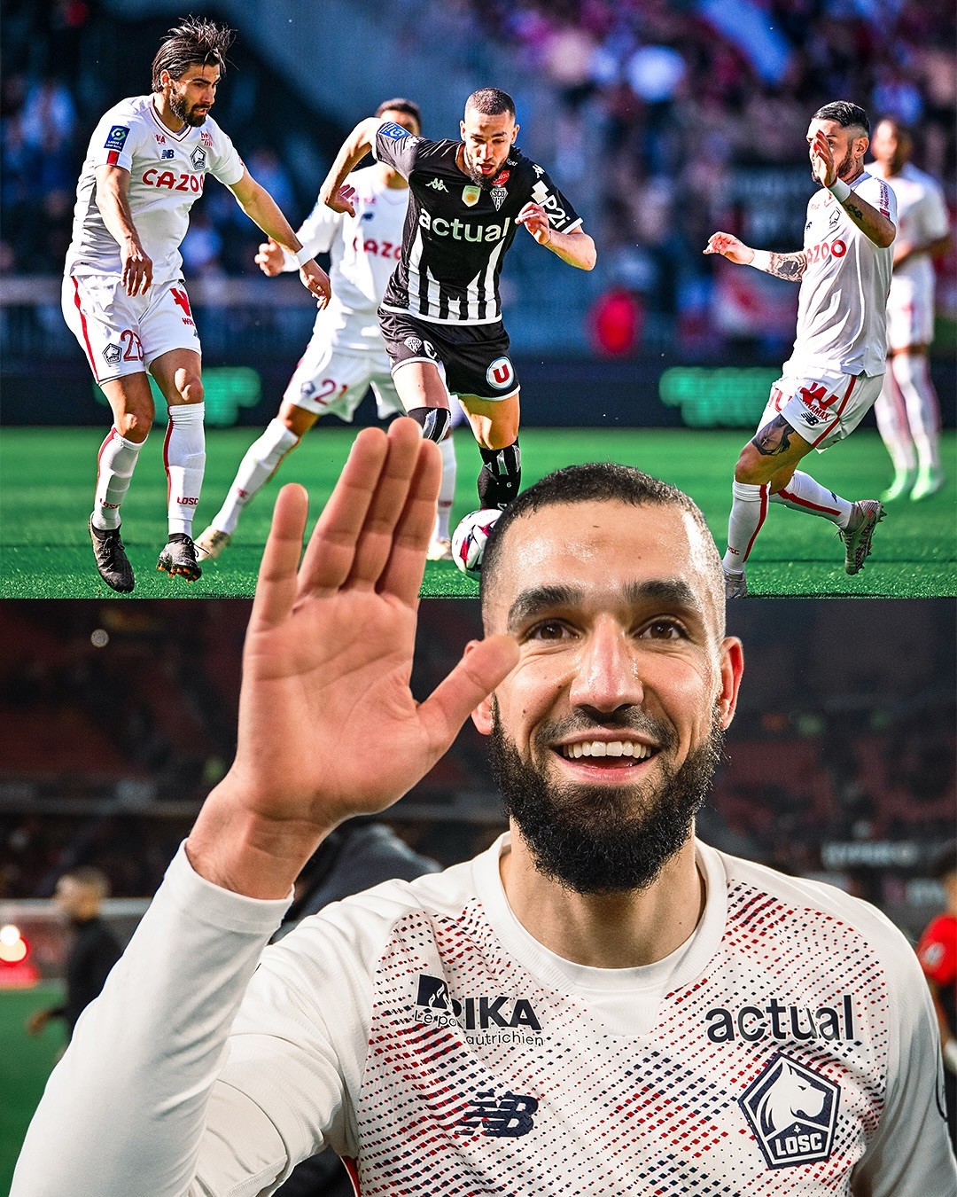 包含里尔球员表现稳健，再添一胜的词条