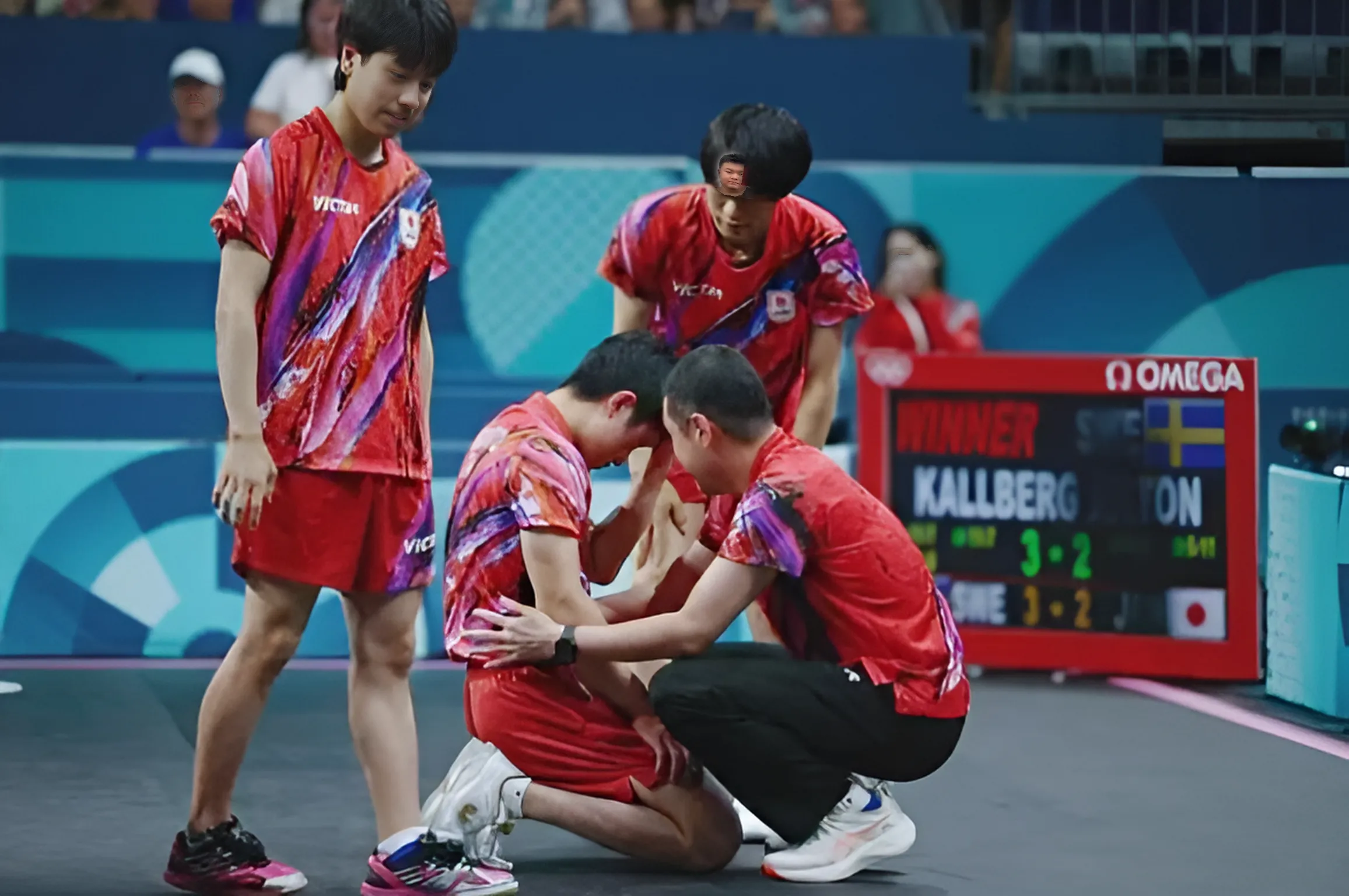 包含德国乒乓球队险胜日本乒乓球队，许昕高光表现的词条